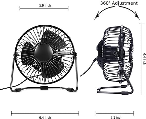 Fantom Tabletop USB LED cooling fan